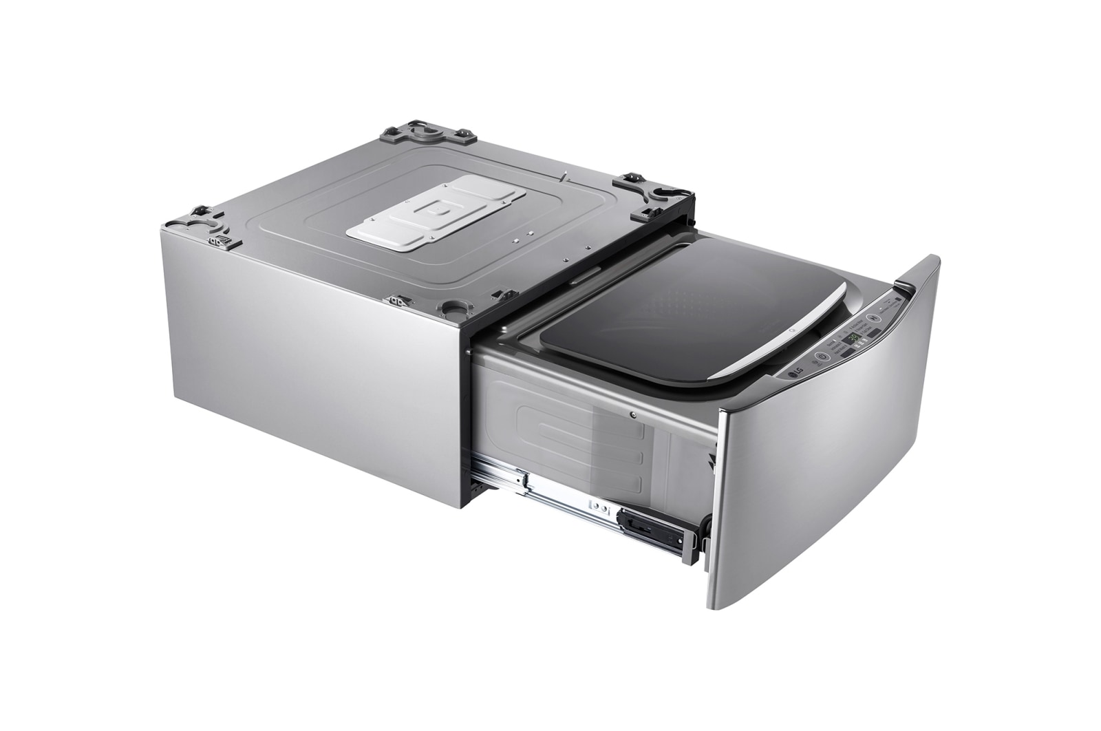 LG TWINWash™MINI LANCEZ DEUX MACHINES SIMULTANÉMENT OU INDÉPENDAMMENT ! Lave-linge 2 KG | 3 Motion Direct Drive™ | Wi-Fi | Smart Diagnosis™ | Moteur Direct Drive™ garanti 10 ans | TWINWash™MINI, LG FM27K5IX | Stone Silver