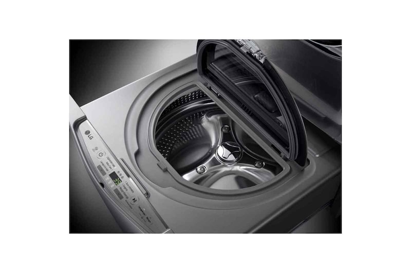 LG Lave-linge 3,5 KG | 3 Motion Direct Drive™ | Smart Diagnosis™ | Moteur Direct Drive™ garanti 10 ans | LG TWINWash™ Mini, LG FM37E1IX