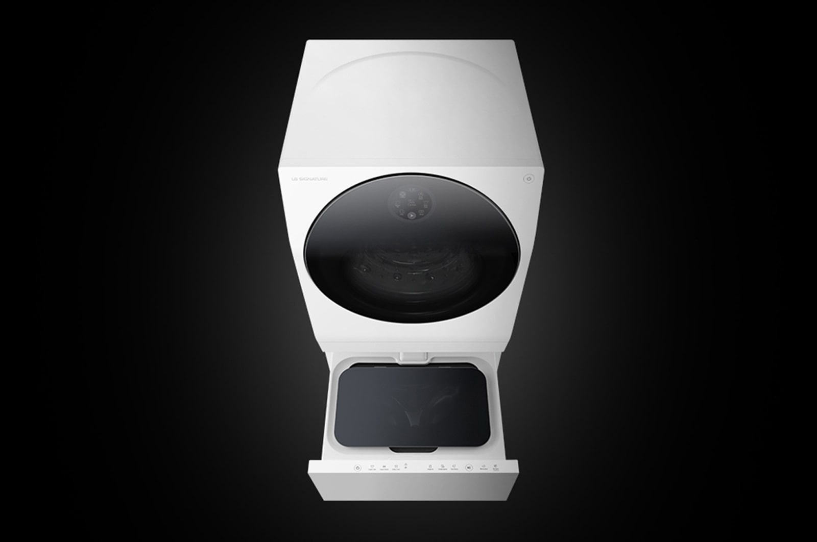 LG SIGNATURE : TWINWash™ Lave-linge 12KG | Mini Wash 2KG | Centum System™ | A+++(-60%) | Moteur Direct Drive™ certifié, LG LSF100W