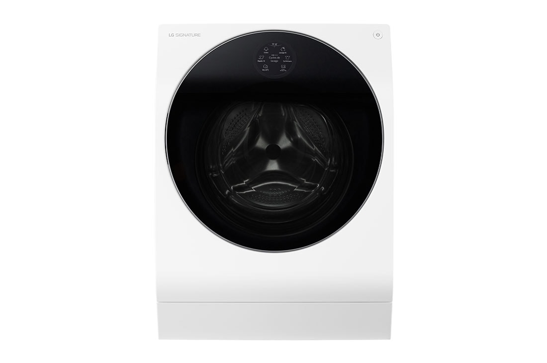 LG Lavante-séchante LG SIGNATURE 12/7 kg - 78L | AI Direct Drive™ | Pompe à chaleur I Moteur Direct Drive™ avec système Centum™ garanti 20 ans, LG LSWD100E