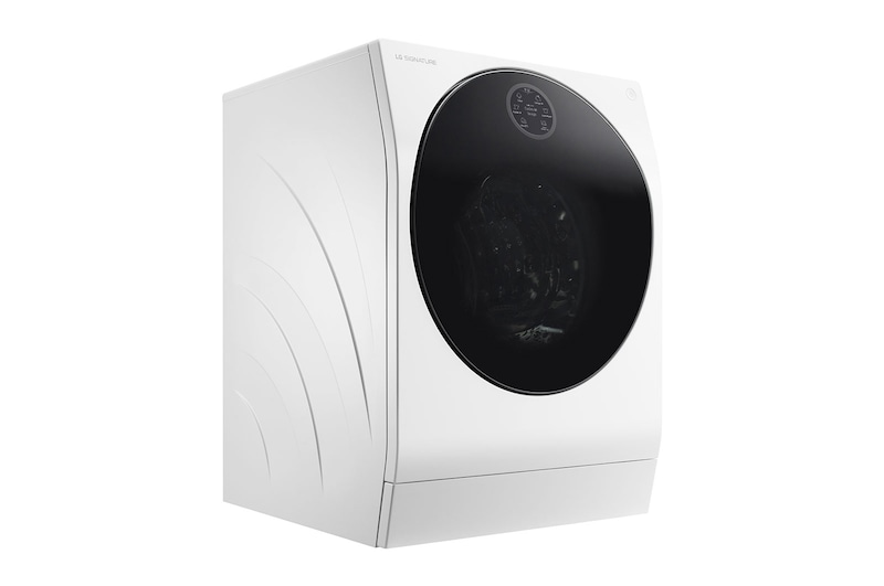 LG Lavante-séchante LG SIGNATURE 12/7 kg - 78L | AI Direct Drive™ | Pompe à chaleur I Moteur Direct Drive™ avec système Centum™ garanti 20 ans, LG LSWD100E