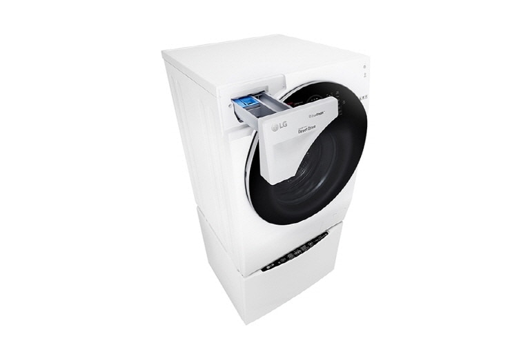 LG TWINWash™ Lave-linge principal 10KG | Mini Lave linge 2KG | TrueSteam™ | TurboWash™ | A+++(-40%) | Wi-Fi | Moteur Direct Drive™ garanti 10 ans, LG T14G1GWHS