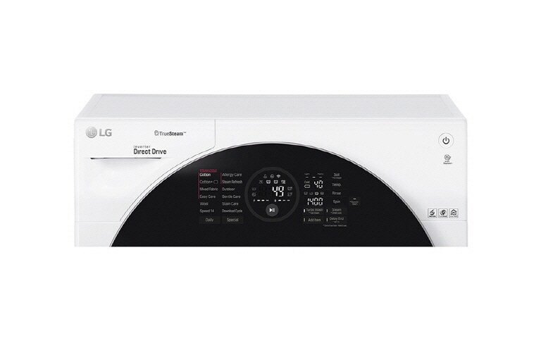 LG TWINWash™ Lave-linge principal 10KG | Mini Lave linge 2KG | TrueSteam™ | TurboWash™ | A+++(-40%) | Wi-Fi | Moteur Direct Drive™ garanti 10 ans, LG T14G1GWHS