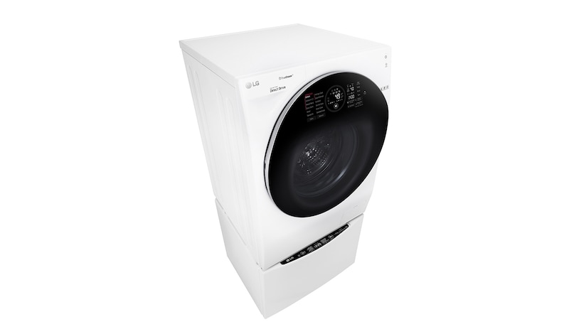 LG TWINWash™ Lave-linge principal 10KG | Mini Lave linge 2KG | TrueSteam™ | TurboWash™ | A+++(-40%) | Wi-Fi | Moteur Direct Drive™ garanti 10 ans, LG T14G1GWHS
