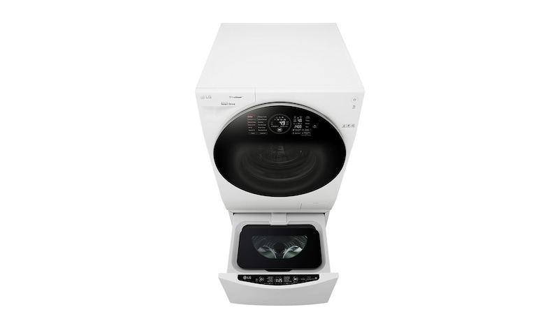 LG TWINWash™ Lave-linge principal 10KG | Mini Lave linge 2KG | TrueSteam™ | TurboWash™ | A+++(-40%) | Wi-Fi | Moteur Direct Drive™ garanti 10 ans, LG T14G1GWHS