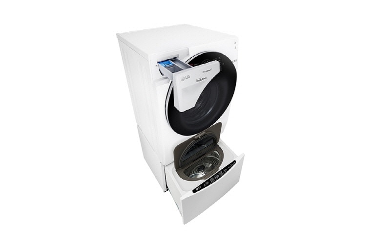 LG TWINWash™ Lave-linge principal 12KG | Mini Lave linge 2KG | TrueSteam™ | TurboWash™ | Wi-Fi | A+++(-60%) |  Moteur Direct Drive™ garanti 10 ans, LG T24G1GWHS
