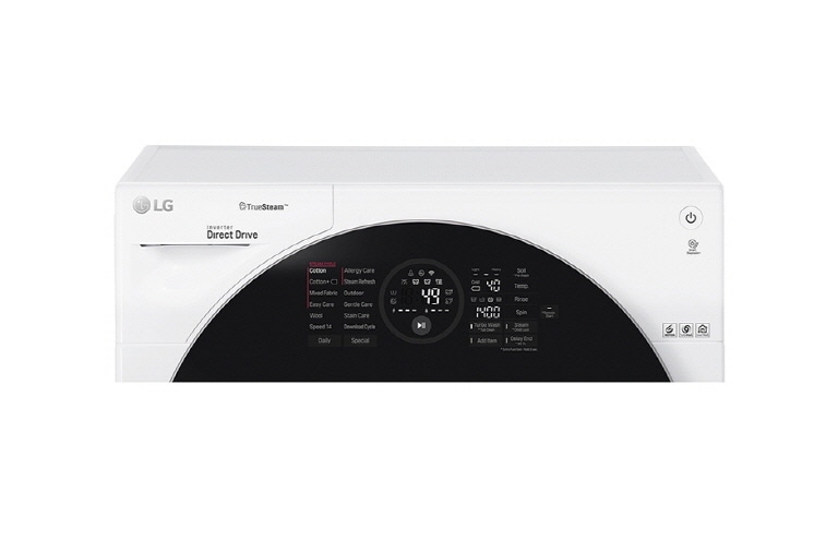 LG TWINWash™ Lave-linge principal 12KG | Mini Lave linge 2KG | TrueSteam™ | TurboWash™ | Wi-Fi | A+++(-60%) |  Moteur Direct Drive™ garanti 10 ans, LG T24G1GWHS