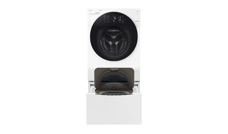 LG TWINWash™ Lave-linge principal 12KG | Mini Lave linge 2KG | TrueSteam™ | TurboWash™ | Wi-Fi | A+++(-60%) |  Moteur Direct Drive™ garanti 10 ans, LG T24G1GWHS