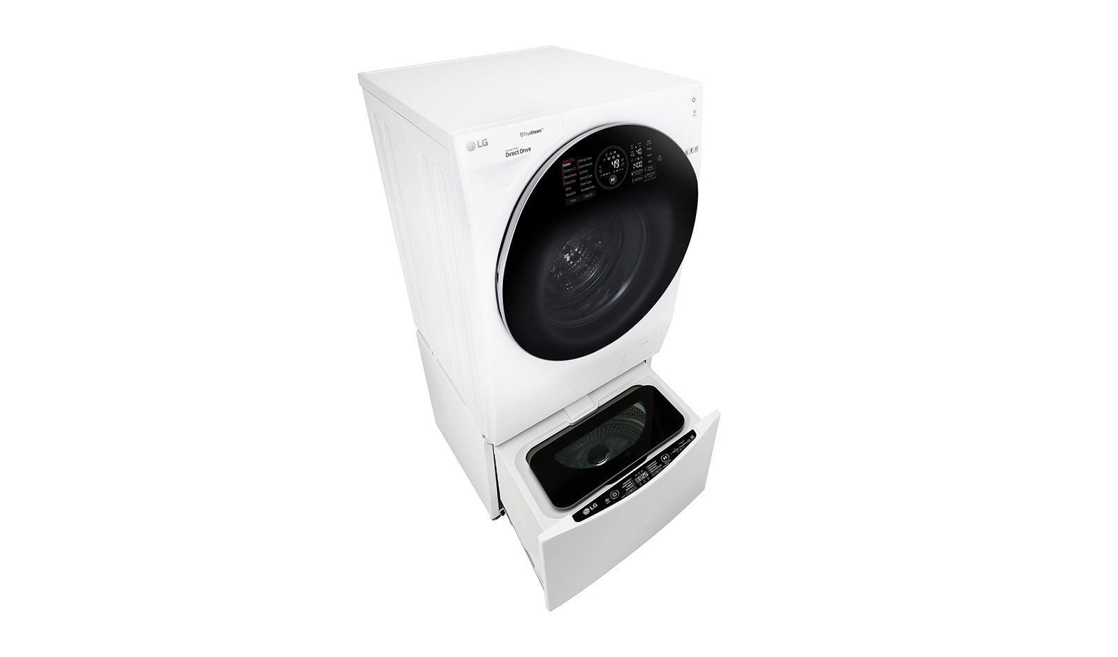 LG TWINWash™ Lave-linge principal 12KG | Mini Lave linge 2KG | TrueSteam™ | TurboWash™ | Wi-Fi | A+++(-60%) |  Moteur Direct Drive™ garanti 10 ans, LG T24G1GWHS