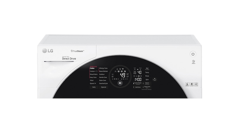 LG TWINWash™ Lave-linge principal 12KG | Mini Lave linge 2KG | TrueSteam™ | TurboWash™ | Wi-Fi | A+++(-60%) |  Moteur Direct Drive™ garanti 10 ans, LG T24G1GWHS
