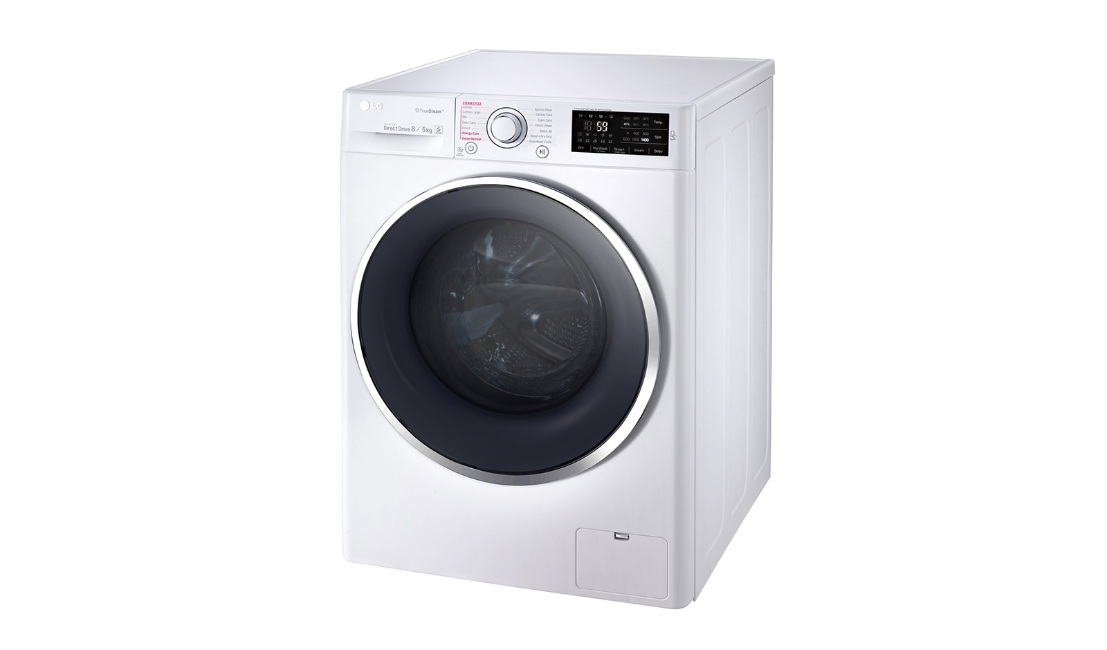 LG Lavante-séchante 8/5KG | 6 Motion™ Direct Drive | EcoHybrid | Smart NFC Tag On | True Steam, LG F14U2TDH1N