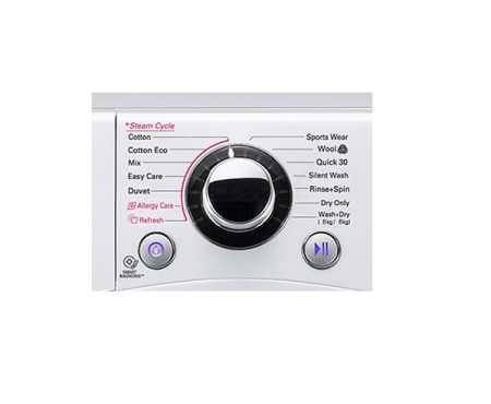 LG Lavante-séchante 6 Motion Direct Drive EcoHybrid Vapeur 12 / 8 Kg, LG F28693WRH