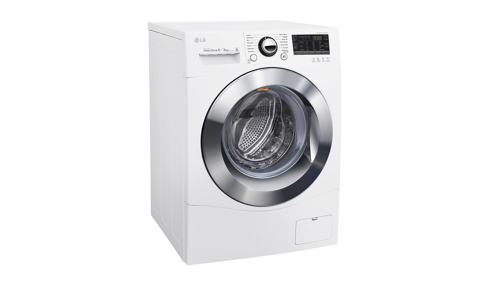 LG Lavage Rapide & Performant avec TurboWash™ de LG, LG F63280WR