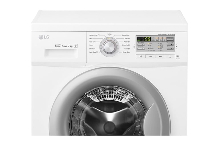 LG Lave-Linge 7KG | 6 Motion™ Direct Drive, LG F72731WH