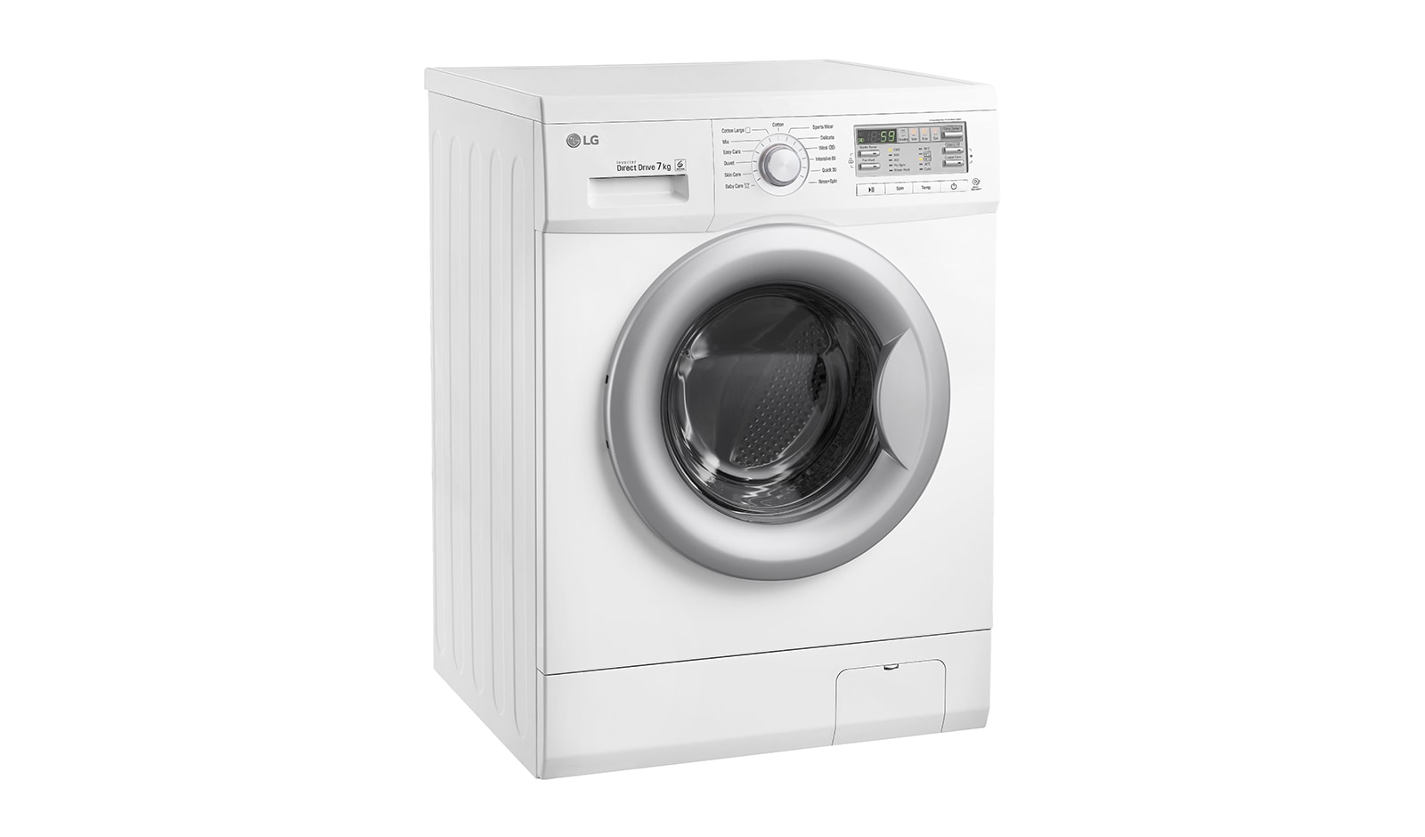 LG Lave-Linge 7KG | 6 Motion™ Direct Drive, LG F72731WH