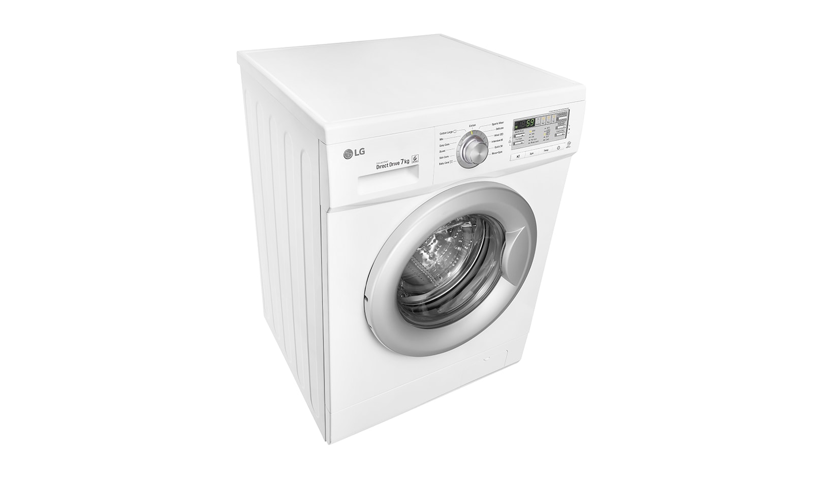 LG Lave-Linge 7KG | 6 Motion™ Direct Drive, LG F72731WH
