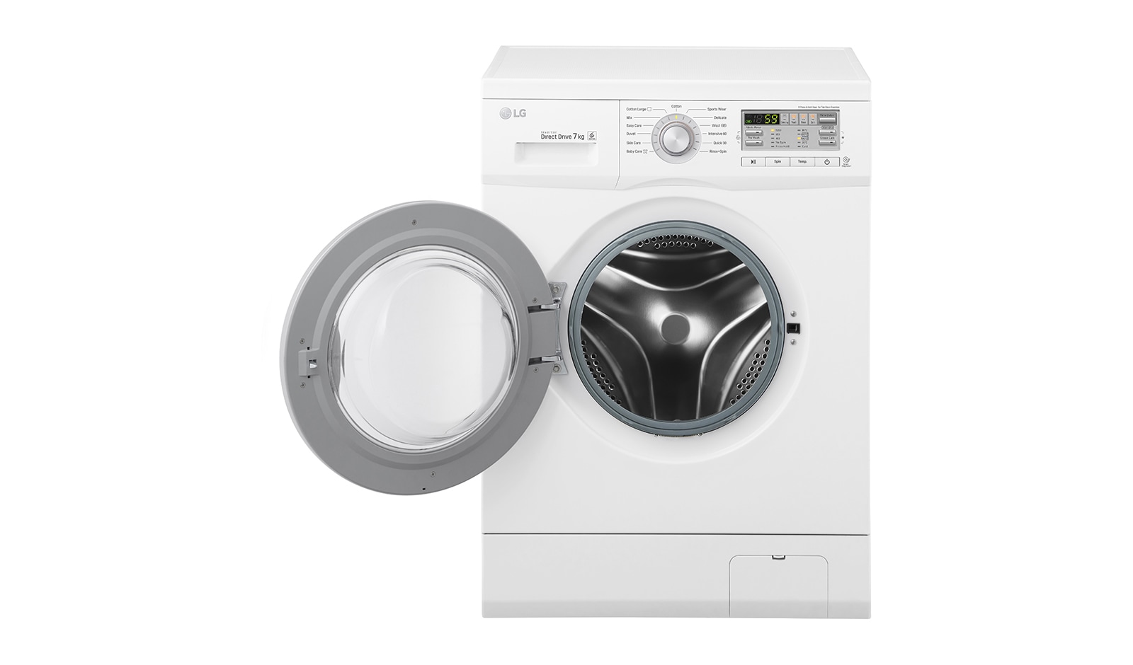 LG Lave-Linge 7KG | 6 Motion™ Direct Drive, LG F72731WH