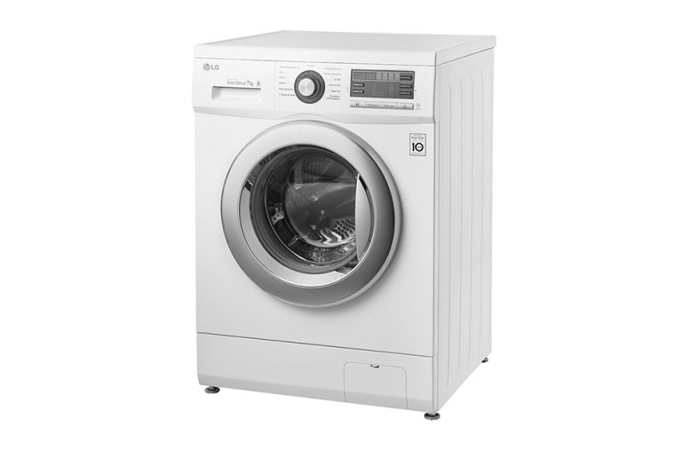 LG Lave-Linge 7KG | 6 Motion™ Direct Drive | A+++, LG F74552WH