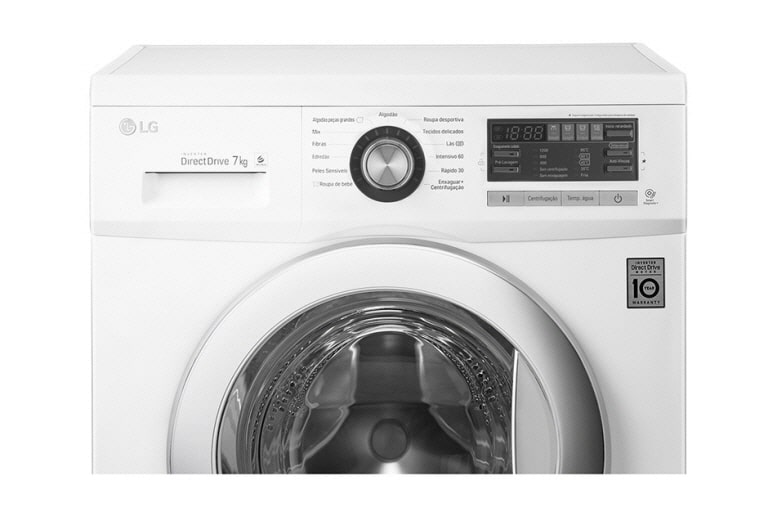 LG Lave-Linge 7KG | 6 Motion™ Direct Drive | A+++, LG F74552WH