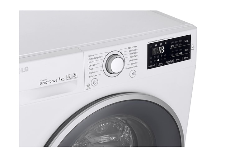 LG Lave-Linge 7KG | 6 Motion Direct Drive™  | A+++-40%  | Smart Diagnosis™ | Moteur Direct Drive™ certifié, LG F74820WH