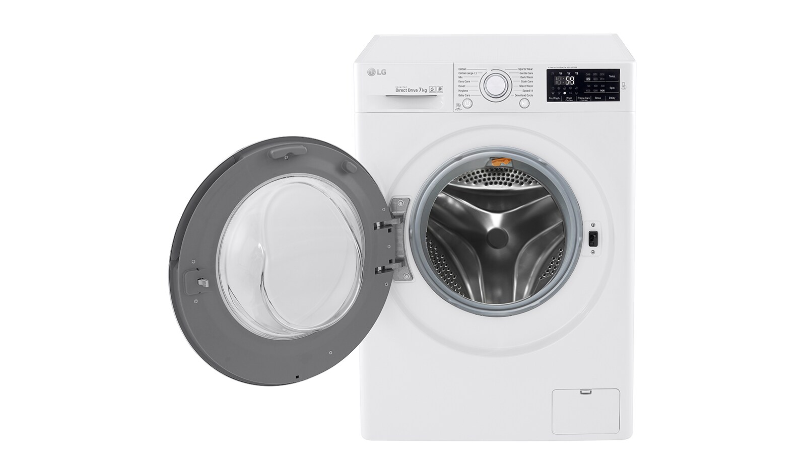 LG Lave-Linge 7KG | 6 Motion Direct Drive™  | A+++-40%  | Smart Diagnosis™ | Moteur Direct Drive™ certifié, LG F74820WH