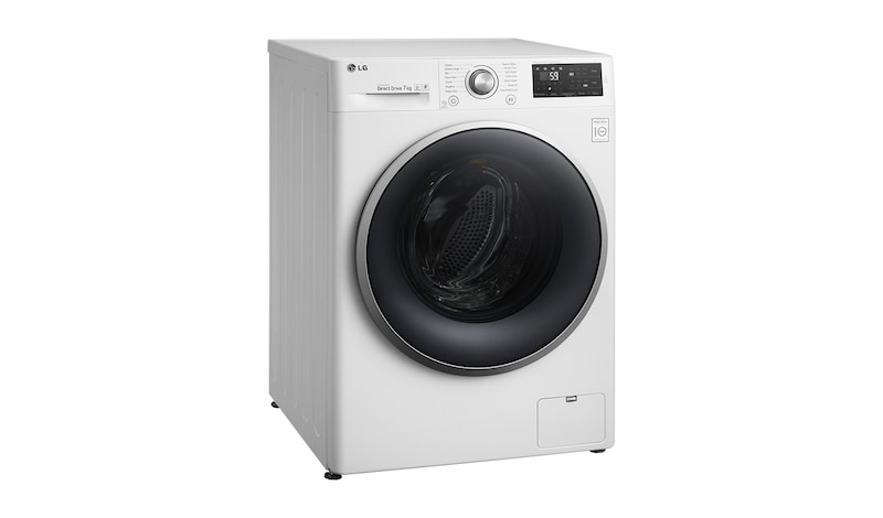 LG Lave-Linge 7KG | TurboWash™ | 6 Motion Direct Drive | Finitions chromées | Smart NFC Tag On, LG F74902WH