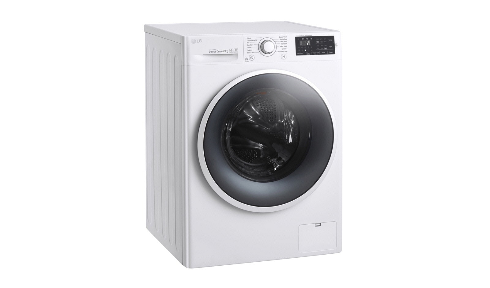 LG Lave-Linge 8KG | 6 Motion Direct Drive™  | A+++-40%  | Smart Diagnosis™ | Moteur Direct Drive™ certifié, LG F84820WH