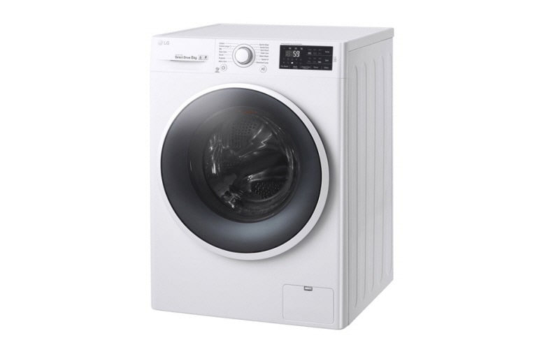 LG Lave-Linge 8KG | TurboWash™ | 6 Motion Direct Drive™  | A+++-40%  | Smart Diagnosis™ | Moteur Direct Drive™ certifié VDE 22 ans, LG F84841WH