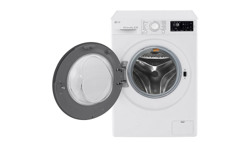 LG Lave-Linge 8KG | TurboWash™ | 6 Motion Direct Drive™  | A+++-40%  | Smart Diagnosis™ | Moteur Direct Drive™ certifié VDE 22 ans, LG F84841WH