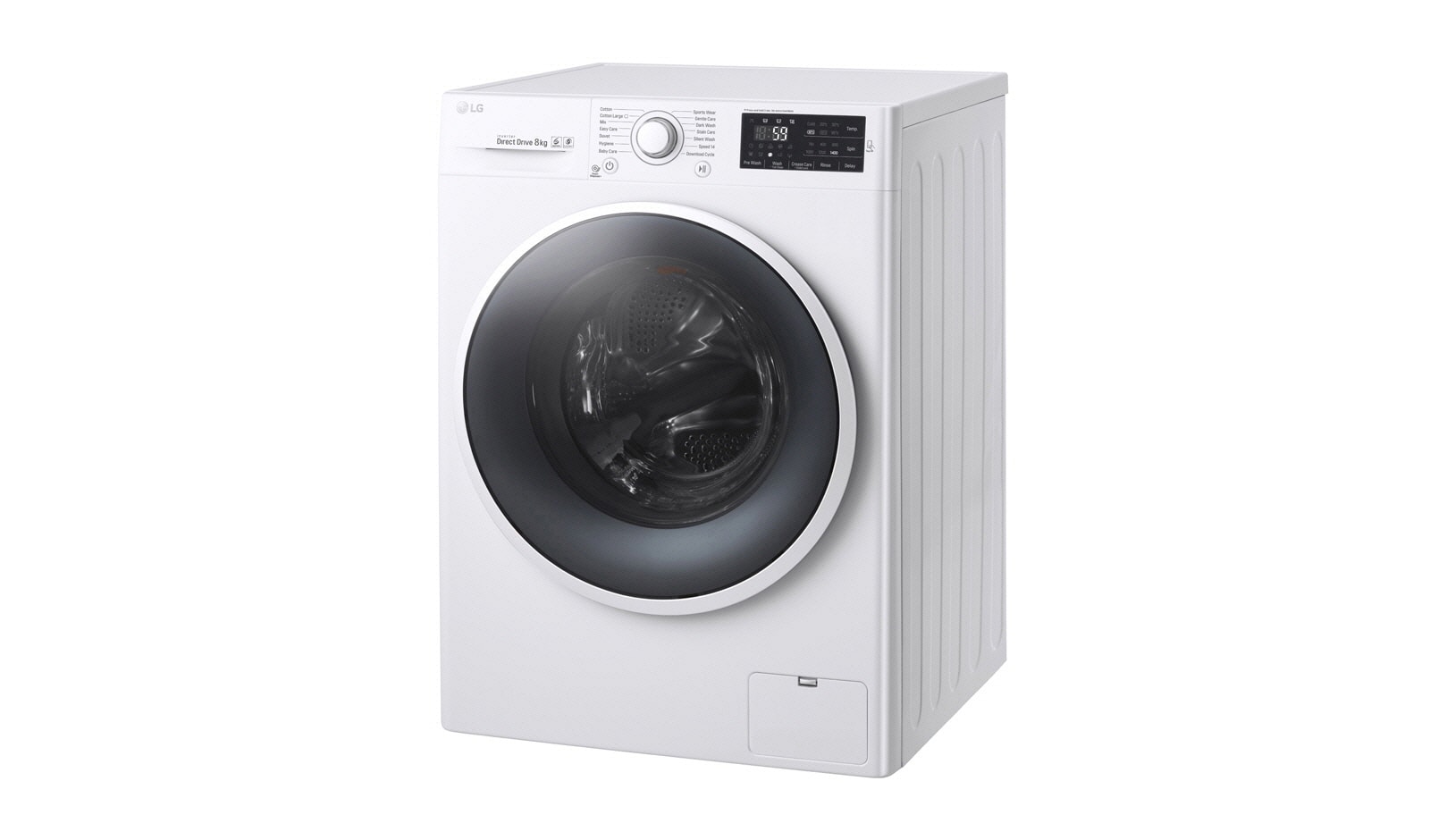 LG Lave-Linge 8KG | TurboWash™ | 6 Motion Direct Drive™  | A+++-40%  | Smart Diagnosis™ | Moteur Direct Drive™ certifié VDE 22 ans, LG F84841WH