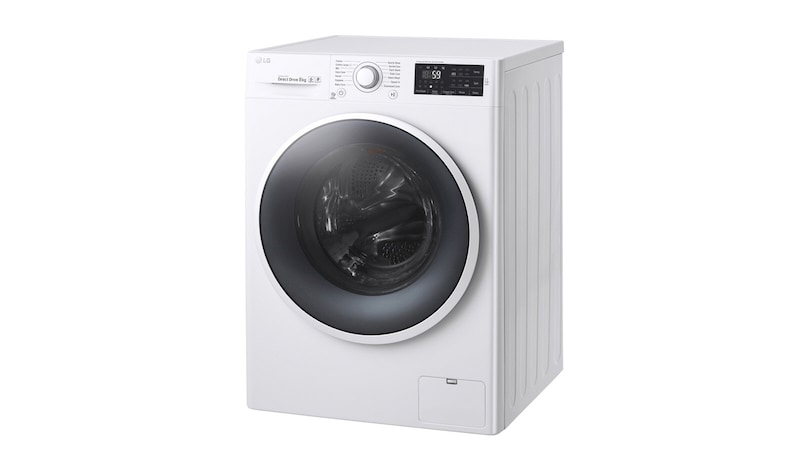 LG Lave-Linge 8KG | TurboWash™ | 6 Motion Direct Drive™  | A+++-40%  | Smart Diagnosis™ | Moteur Direct Drive™ certifié VDE 22 ans, LG F84841WH