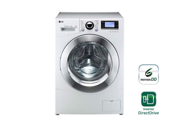 Vue avant de Lave-linge 6 Motion Direct Drive 11 Kg en format standard LG F14942WH