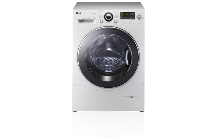 Vue avant de Lave-linge 6 Motion Direct Drive vapeur 9kg LG F14953WHS