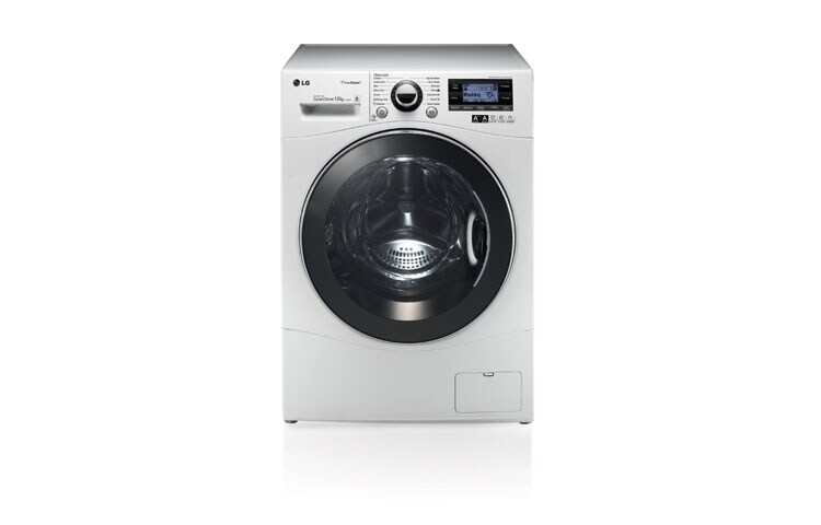 Vue avant de Lave-linge 6 Motion Direct Drive vapeur 12kg en format standard LG F24953WHS