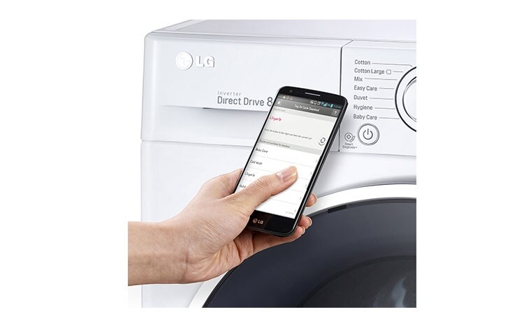 LG Lave-Linge 7KG | TurboWash™ | 6 Motion Direct Drive | Smart NFC Tag On, LG F72841WH