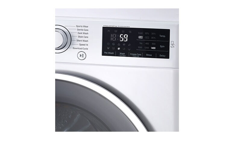 LG Lave-Linge 7KG | TurboWash™ | 6 Motion Direct Drive | Smart NFC Tag On, LG F72841WH