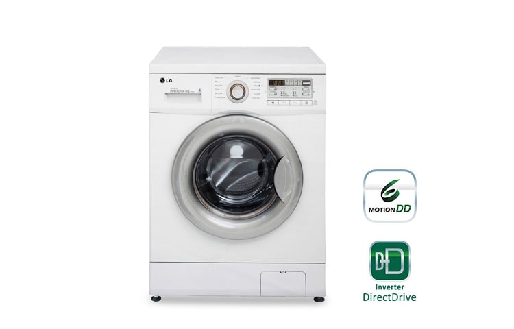 Vue avant de Lave-linge 6 Motion Direct Drive 7 Kg LG F74771WH