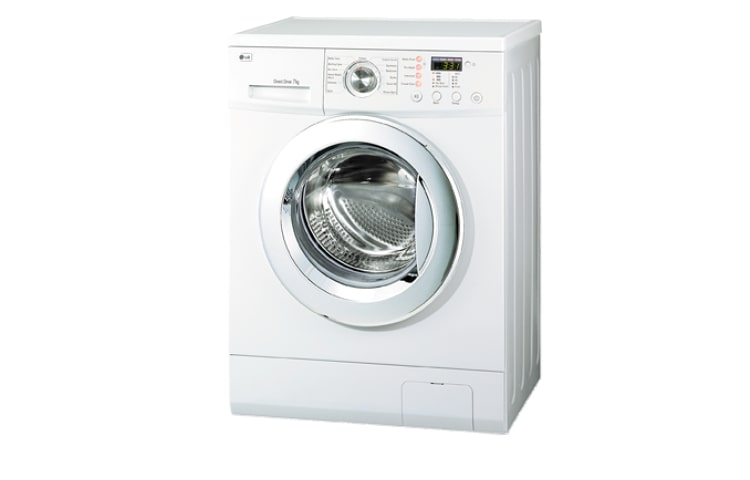 Vue avant de Lave-linge Inverter Direct Drive 7kg LG F74890WH