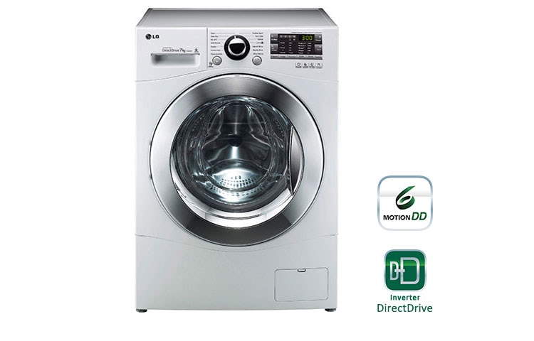 Vue avant de Lave-linge 6 Motion Direct Drive 7 Kg LG F74932WH