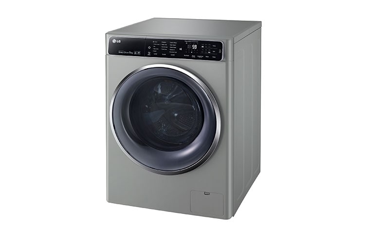 LG Lave-Linge 8KG | TurboWash™ | 6 Motion Direct Drive | Bandeau incliné tactile | Finitions chromées | Smart NFC Tag On, LG F84915IX