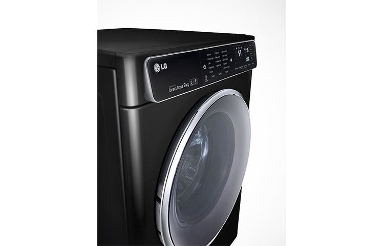 LG Lave-Linge 8KG | TurboWash™ | 6 Motion Direct Drive | Bandeau incliné tactile | Finitions chromées | Smart NFC Tag On, LG F84918BL
