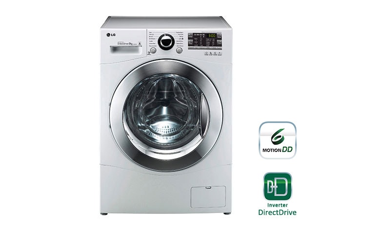 Vue avant de Lave-linge 6 Motion Direct Drive 9 Kg LG F94932WH