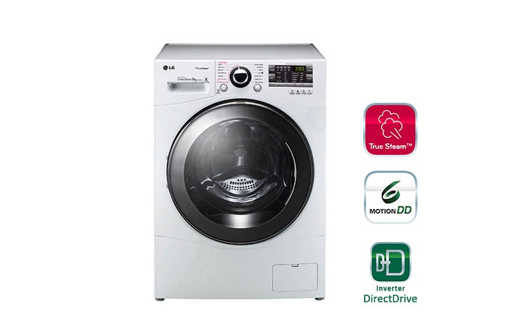 Vue avant de Lave-linge 6 Motion Direct Drive Vapeur 9 Kg LG F94933WHS