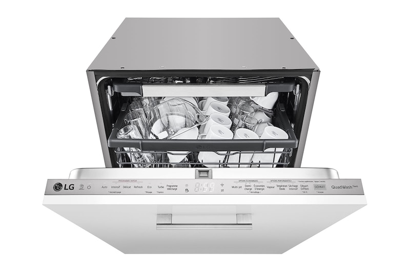LG Lave-vaisselle encastré LG QuadWash avec TrueSteam, LG DB325TXS