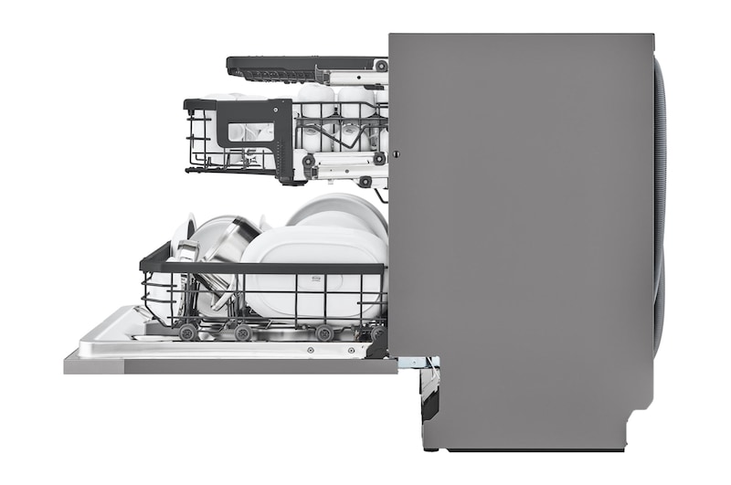 LG Lave-vaisselle encastré LG QuadWash avec TrueSteam, LG DB325TXS