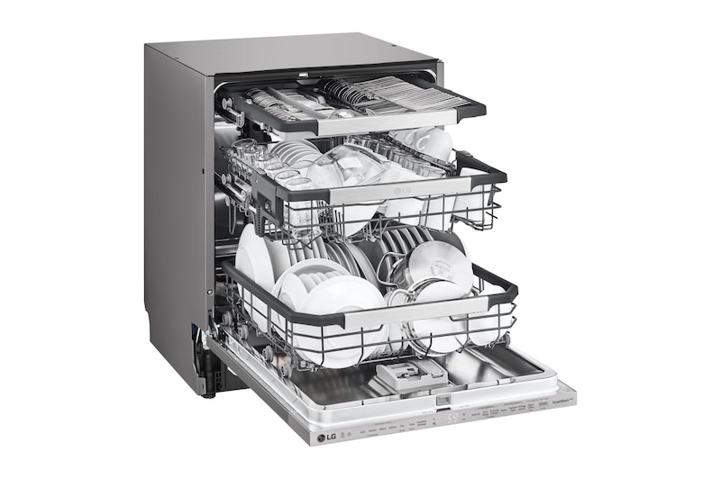 LG Lave-vaisselle encastré LG QuadWash avec TrueSteam, LG DB425TXS