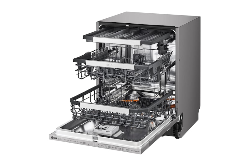 LG Lave-vaisselle encastré LG QuadWash avec TrueSteam, LG DB425TXS