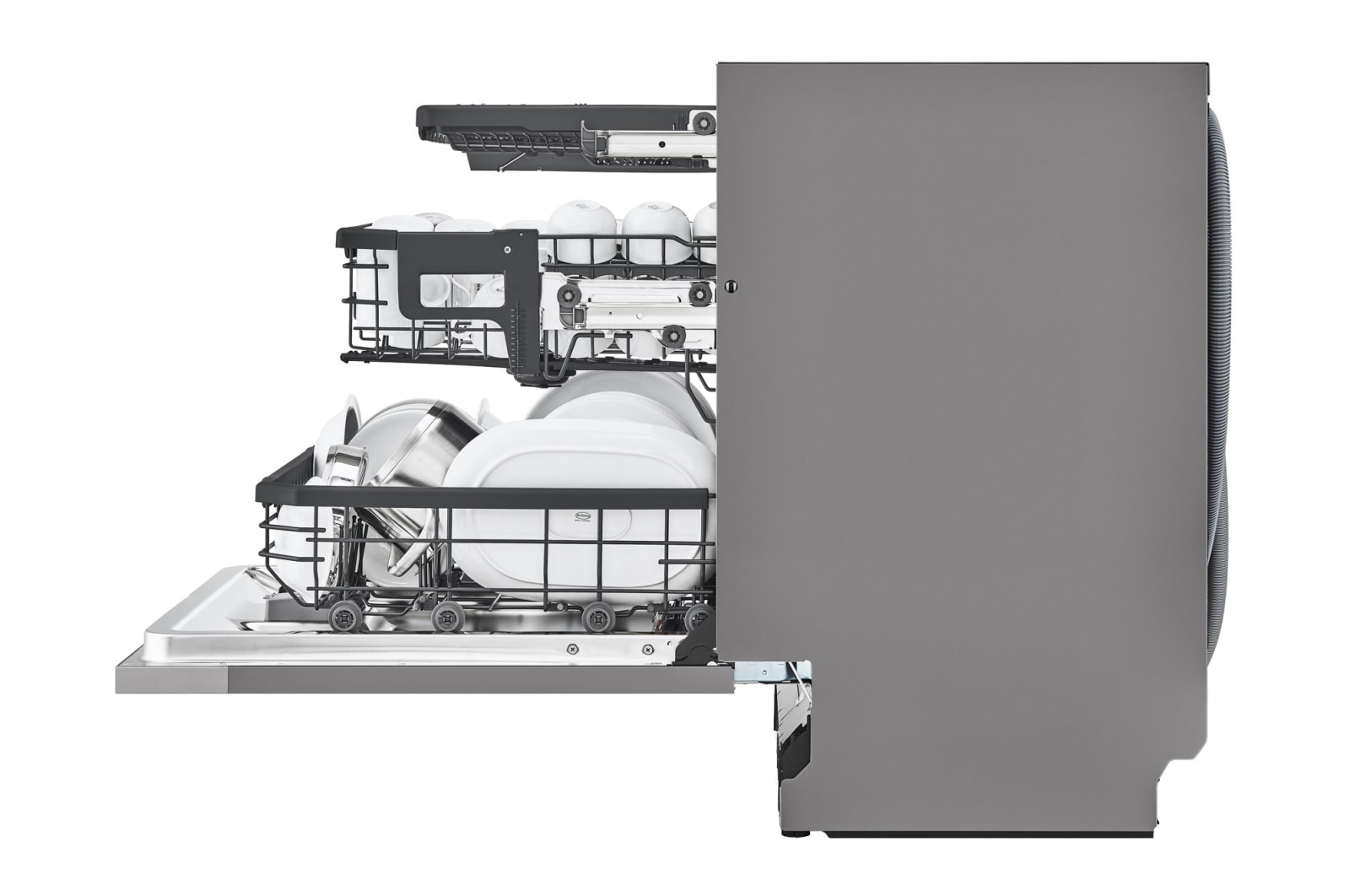 LG Lave-vaisselle encastré LG QuadWash avec TrueSteam, LG DB425TXS
