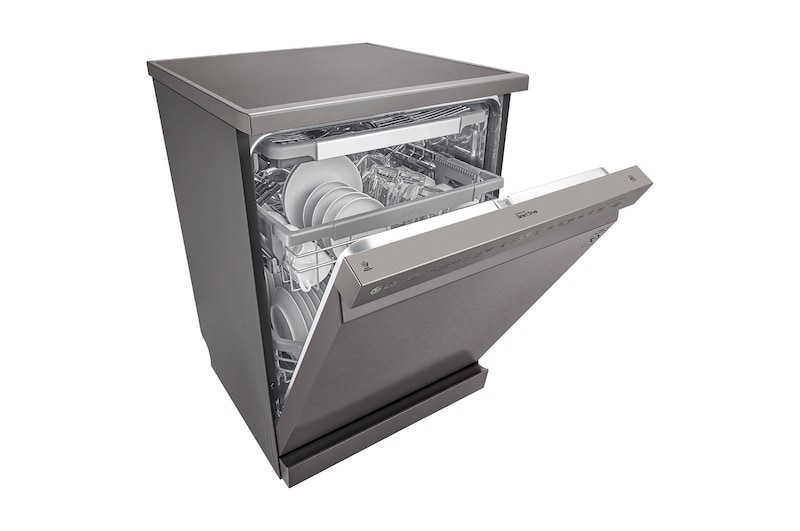 LG Lave-vaisselle | QuadWash™ | A++ | Inverter Direct Drive | Connecté WIFI, LG DF215FP