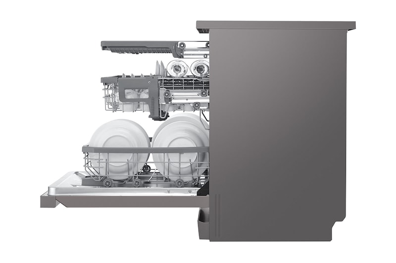 LG Lave-vaisselle | QuadWash™ | A++ | Inverter Direct Drive | Connecté WIFI, LG DF215FP